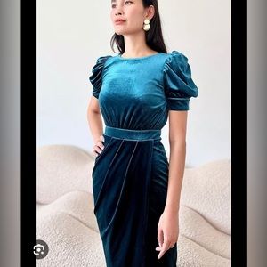 Yumi Kim Tamra velvet midi dress